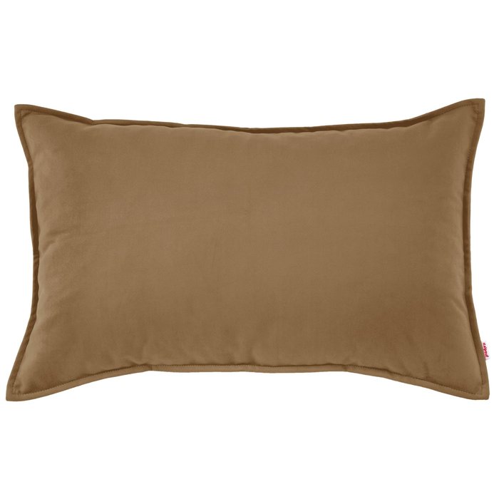 Beige Coussin Rectangulaire velours