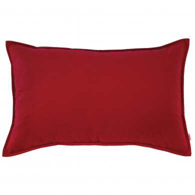 Rouge Coussin Rectangulaire velours