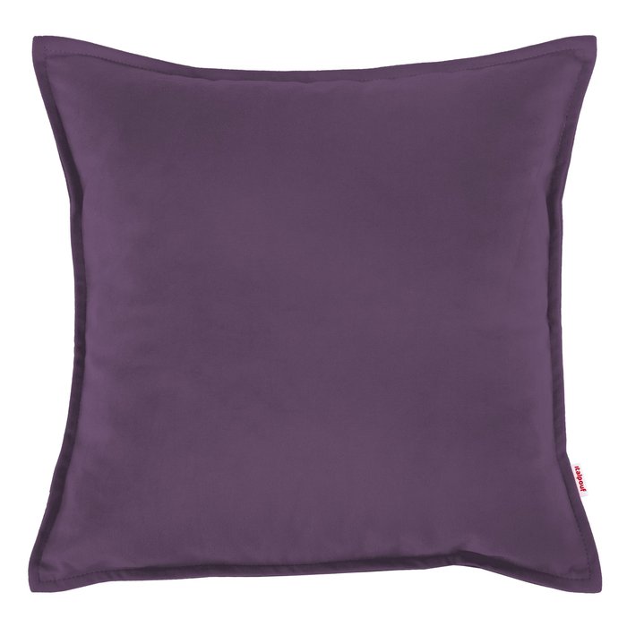 Violet Coussin Carré pour salon velours