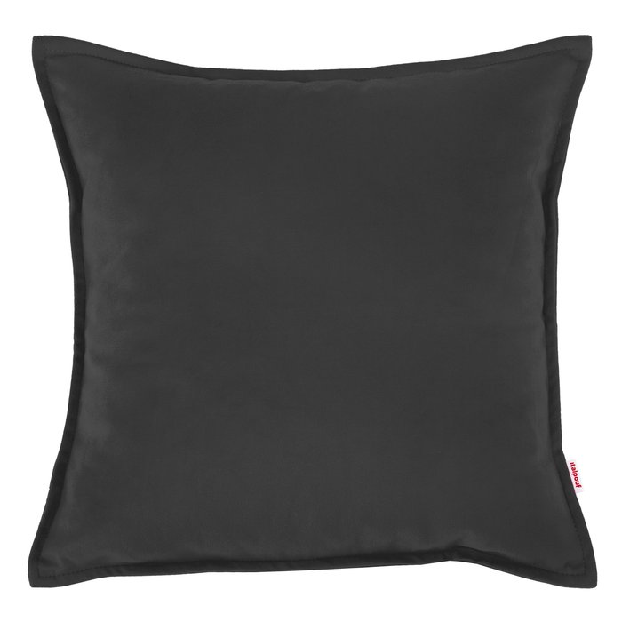 Gris Coussin Carré pour salon velours