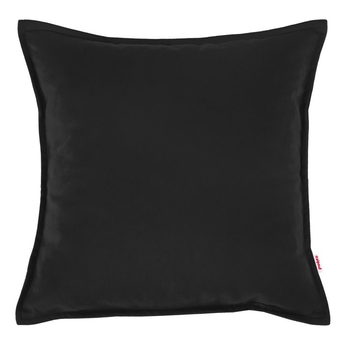 Noir Coussin Carré pour salon velours