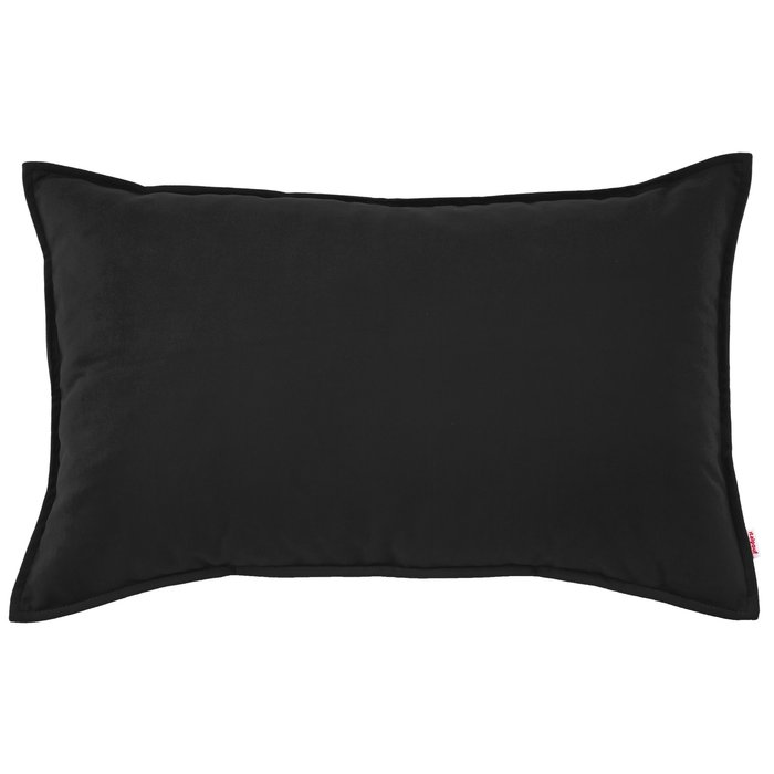 Noir Coussin Rectangulaire velours