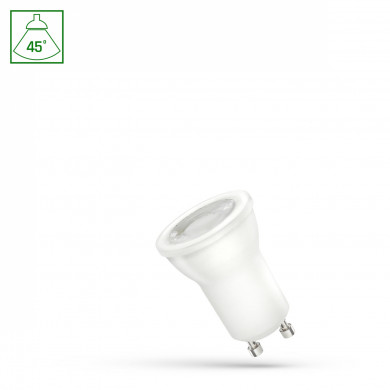LED MR11 GU10 230 V 4 W SMD 45 ST CW MIT SPEKTRUMLINSEN