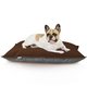 Marron Coussin De Lit Pour Chien velours