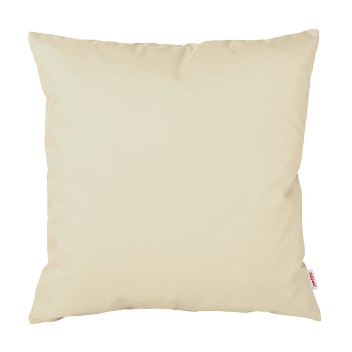 Crème Coussin Carré Extérieur nylon