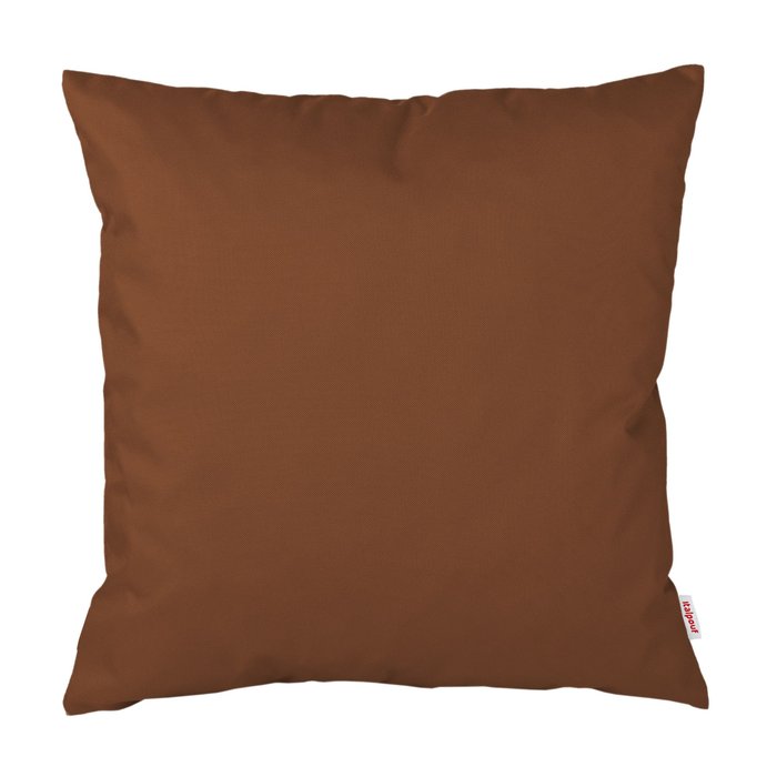 Marron Coussin Carré Extérieur nylon