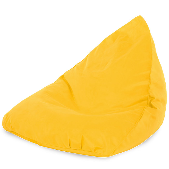 Jaune Pouf Poire Bermuda de salon velours