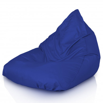 Dunkelblau Sitzsack Liege Draußen Bermuda