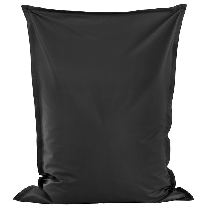 Noir Pouf Poire Coussin Pour Enfants simili-cuir