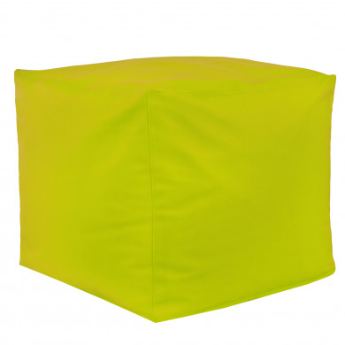 Limette Sitzhocker Kunstleder Cubo