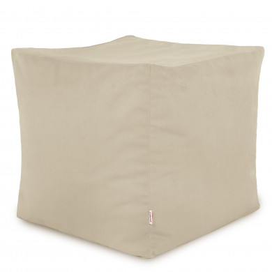 Perle Sitzhocker Plüsch Cubo