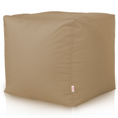 Beige Sitzhocker Outdoor Cubo