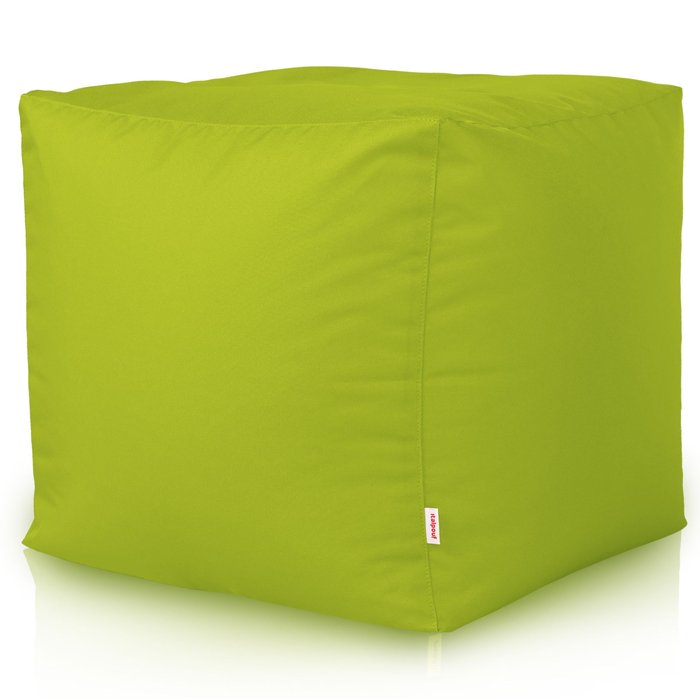 Lime Pouf Cube Jardin nylon