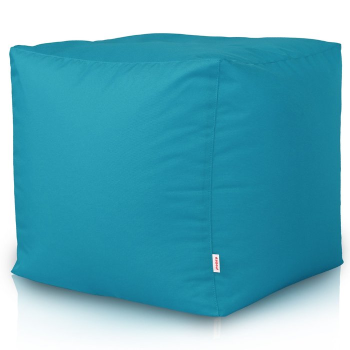 Bleu Pouf Cube Jardin nylon