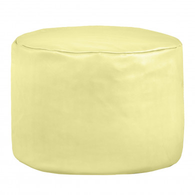 Perle Pouf Cylindre simili-cuir
