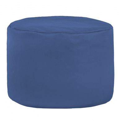 Blau Sitzwürfel Kunstleder Cilindro