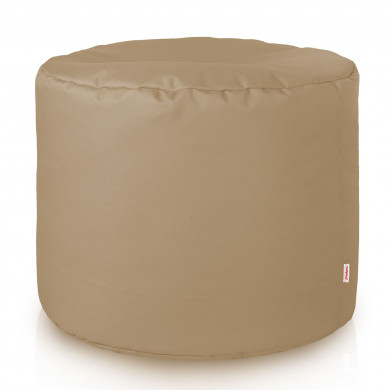 Beige Sitzwürfel Outdoor Cilindro