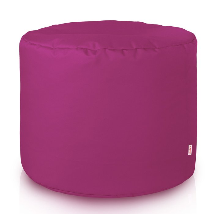 Fuchsia Pouf Cylindre Extérieur nylon