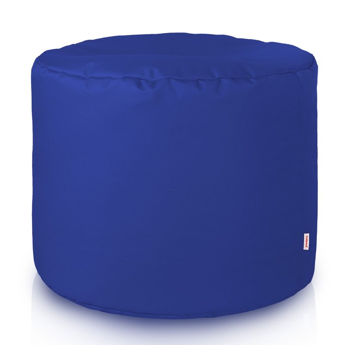 Bleu foncé Pouf Cylindre Extérieur nylon