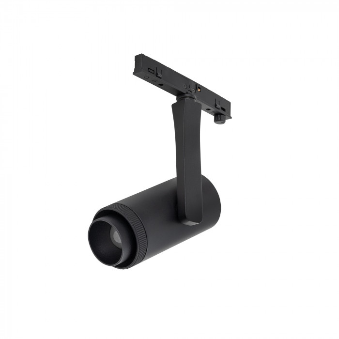 SPOT ZOOM LED 7W 3000K 300lm szer.5.7cm wys.14.5cm do szynoprzewodów NANO-LVM | Czarny 11715 SPOT ZOOM LED 7W 3000K 300lm szer.5.7cm wys.14.5cm do szynoprzewodów NANO-LVM | Czarny 11715
