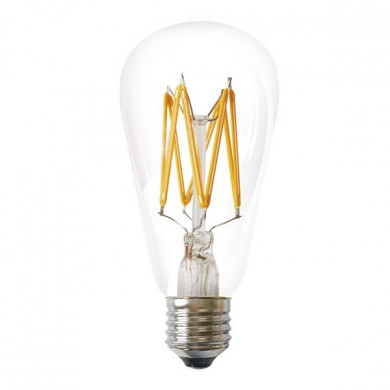 FILAMENT LED E27 5W warm 1800K ST64 Tropfenlampe