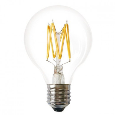 FILAMENT LED E27 5W warm 1800K G80 Kugellampe