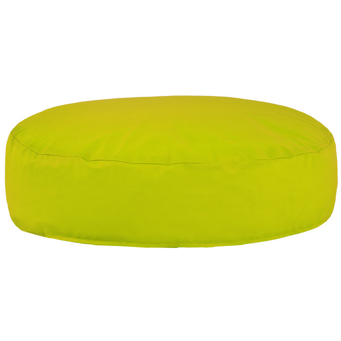 Lime Coussin Rond Monaco simili-cuir