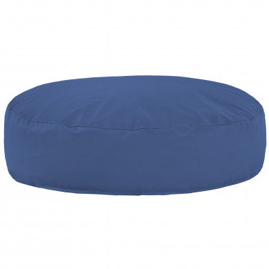 Blau Bodensitzkissen Kunstleder