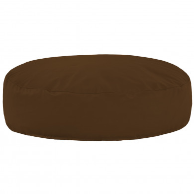 Marron Coussin Rond Monaco simili-cuir