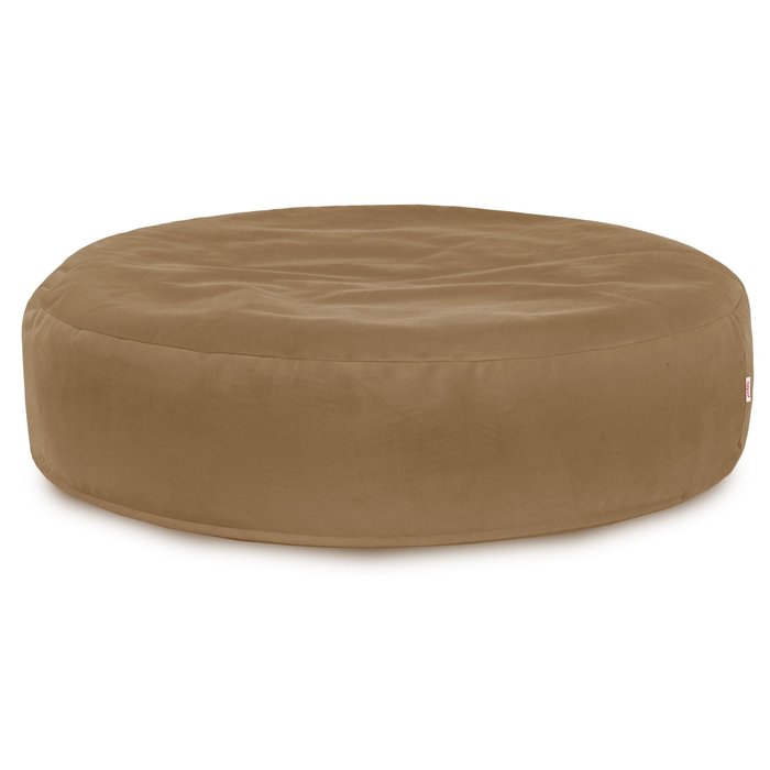 Beige Bodenkissen Plüsch Schlafzimmer
