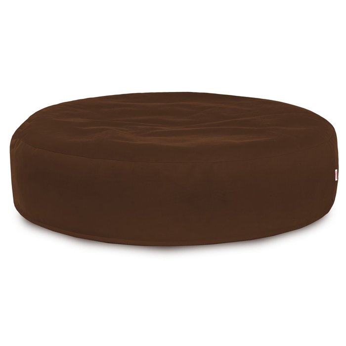 Marron Coussin Rond Monaco velours