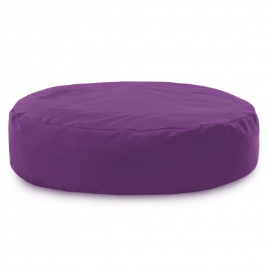 Violet Coussin Pouf Rond Monaco Extérieur nylon