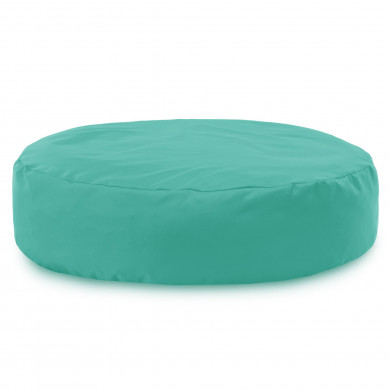 Turquoise Coussin Rond Monaco Extérieur nylon