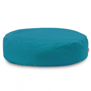 Bleu Coussin Pouf Rond Monaco Extérieur nylon