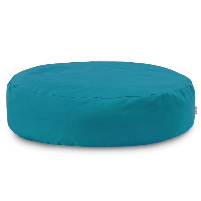 Bleu Coussin Rond Monaco Extérieur nylon