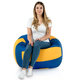 Pouf Classique De Volleyball XL Simili-Cuir