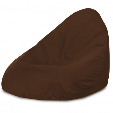 Braun Sitzsack Mit Lehne Drop Plüsch