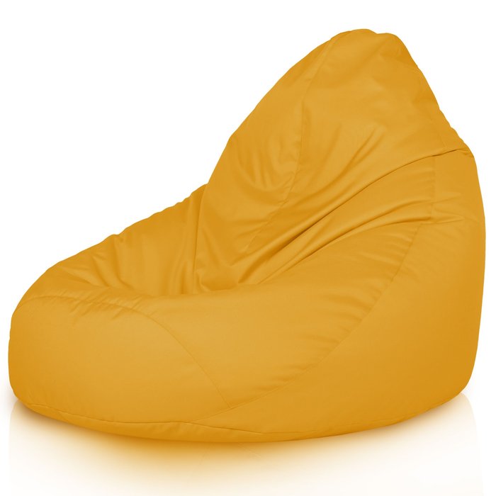 Jaune Pouf Poire de jardin Drop XXL nylon