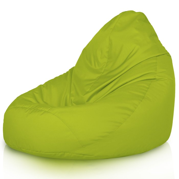 Lime Pouf Poire de jardin Drop XXL nylon