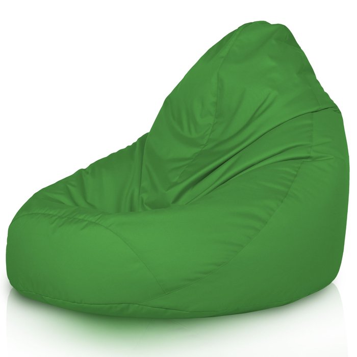 Vert Pouf Poire de jardin Drop XXL nylon