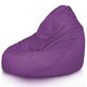 Violet Pouf Poire de jardin Drop XXL nylon