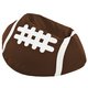 Marron Clair Pouf Ballon De Rugby Velours