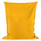 Jaune Pouf Poire Coussin XXL simili-cuir