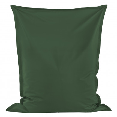 Vert foncé Pouf Poire Coussin simili-cuir