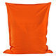 Orange Pouf Poire Coussin simili-cuir