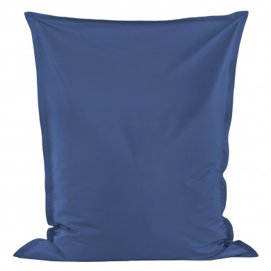 Bleu Pouf Poire Coussin simili-cuir