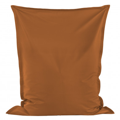 Marron clair Pouf Poire Coussin simili-cuir