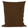 Marron Pouf Poire Coussin simili-cuir