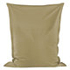 Beige Pouf Poire Coussin simili-cuir
