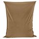 Beige Pouf Poire Coussin XXL velours